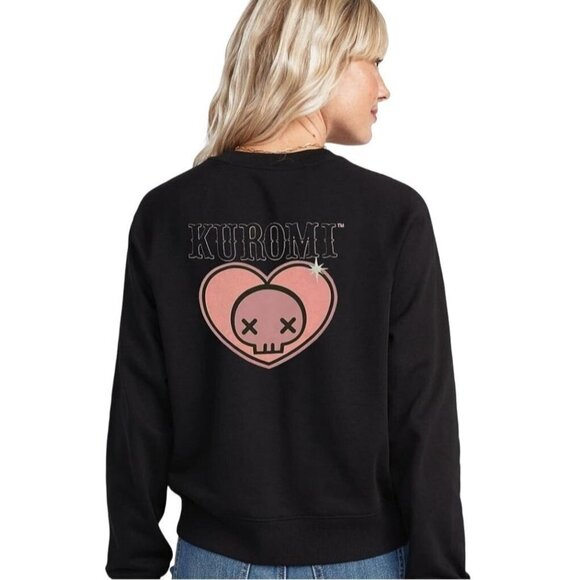 Sanrio Hello Kitty Kuromi Heart Eyes Sweatshirt Adult XL Crewneck Long Sleeve - Picture 3 of 11